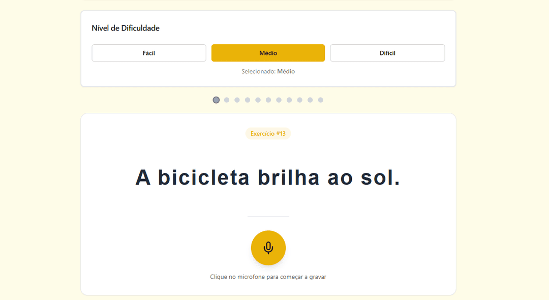 Exercícios de leitura na Dyscovery