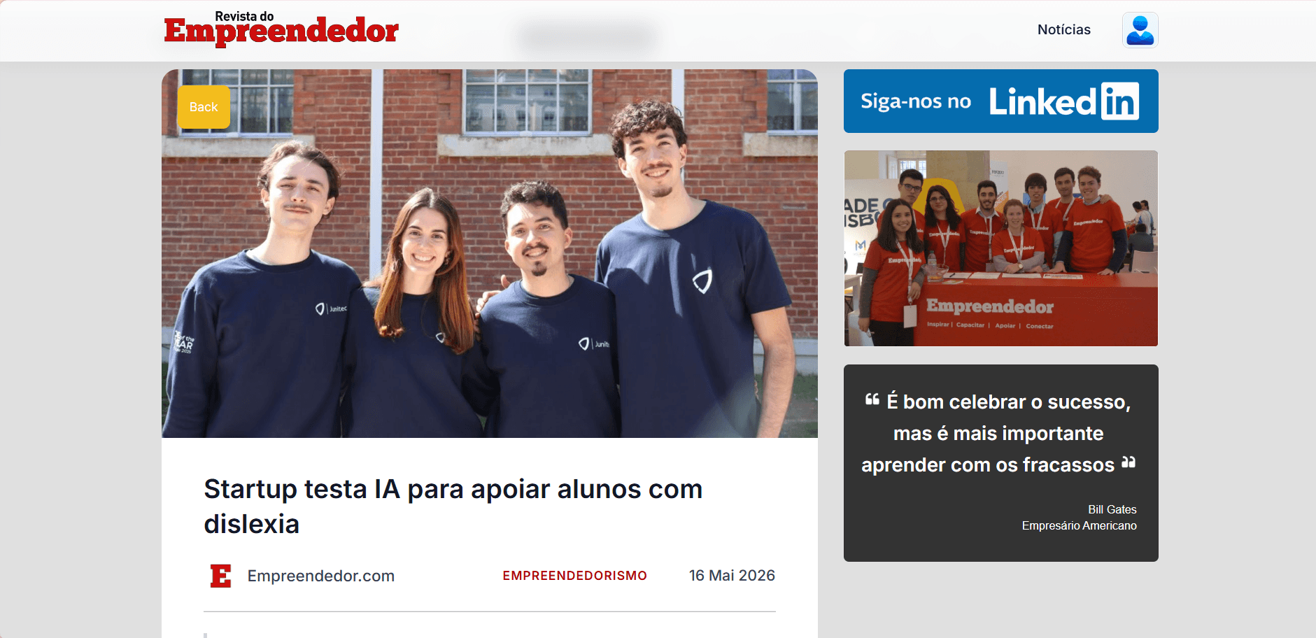 Startup testa IA para apoiar alunos com dislexia